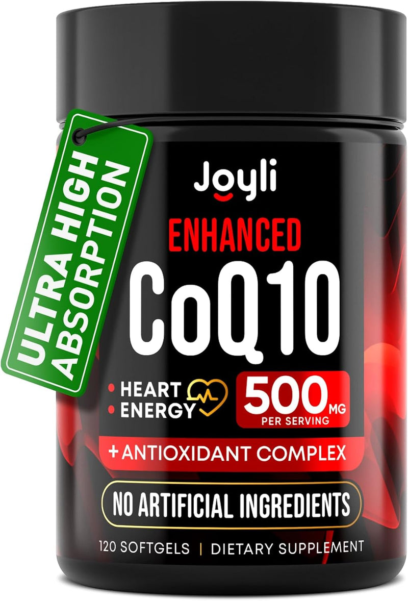 COQ10 COMPLEX 500 MG 120 CAPSULAS BLANDAS NO GMO JOYLI