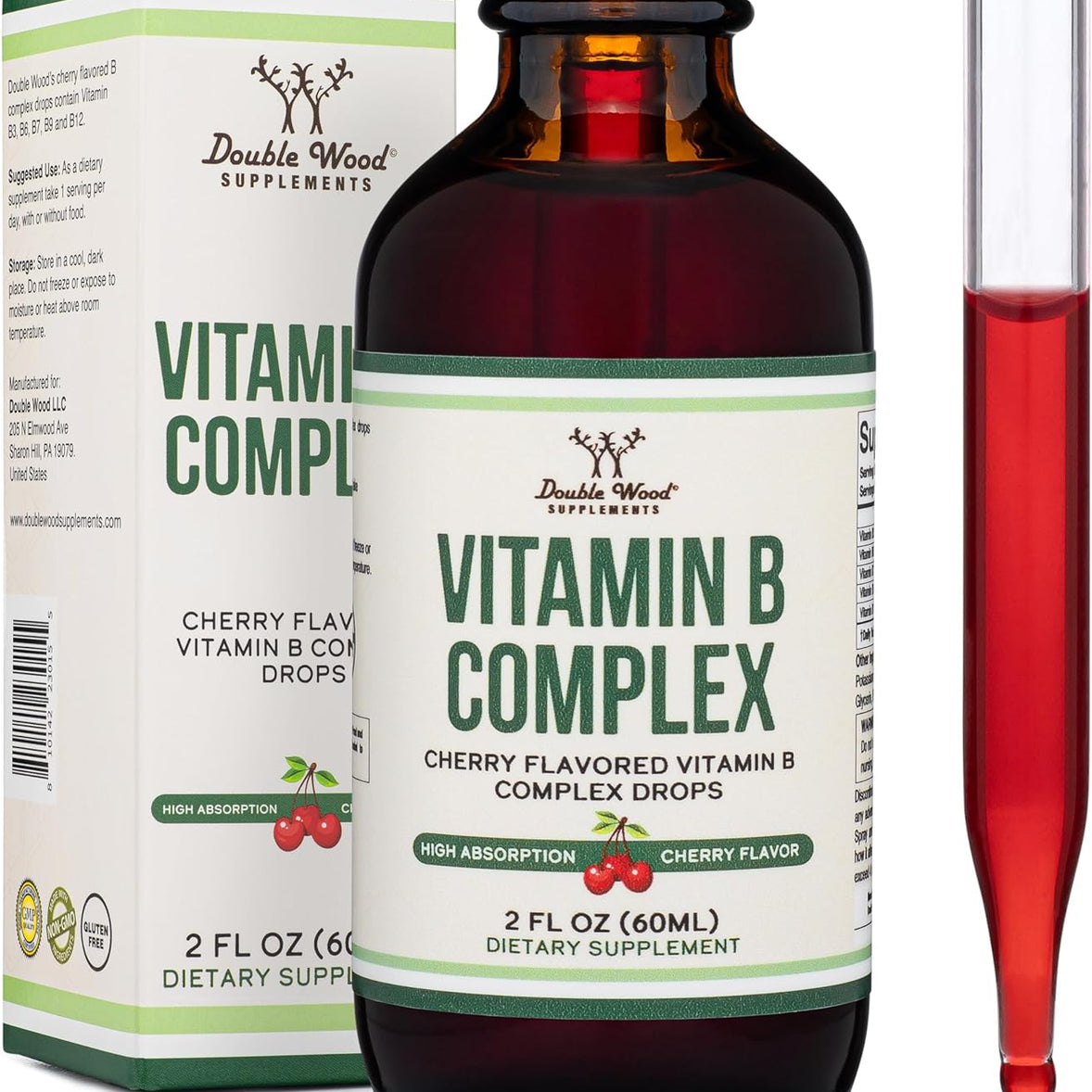 VITAMINA B COMPLEX DOUBLE WOOD 5,175MCG 60 ML